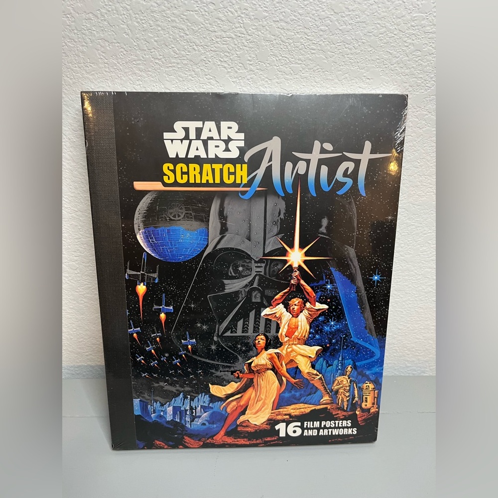Star Wars NIP Scratch-Off Artist 16 Film Posters And Artwork Book With Stylus